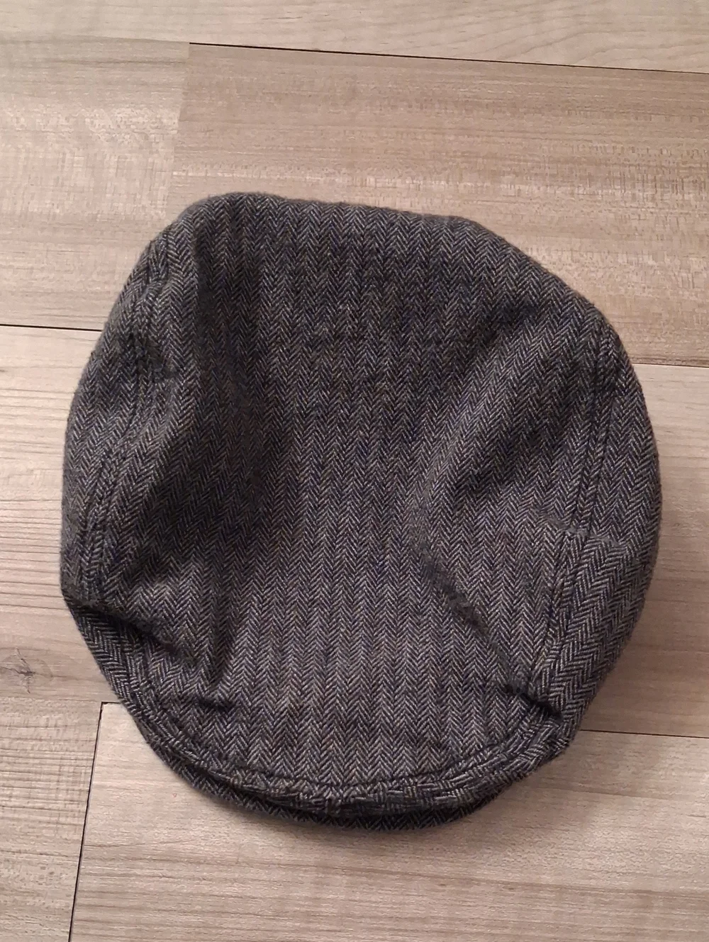 Gymboree Classic Holiday Gray Herringbone Cap Vintage Size Boys 5-7 (M)
